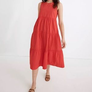 Brand new Madewell Cattail Tiered Dress